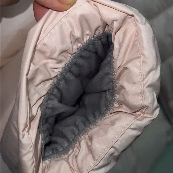 HFX puffer jacket faux fur-trimmed hood XL Dusty Pink color - Picture 6 of 10